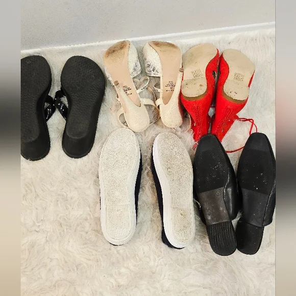🔥 US Size 8 Bundle of 5 Pairs Women's Shoes - Flats.... - Picture 15 of 16